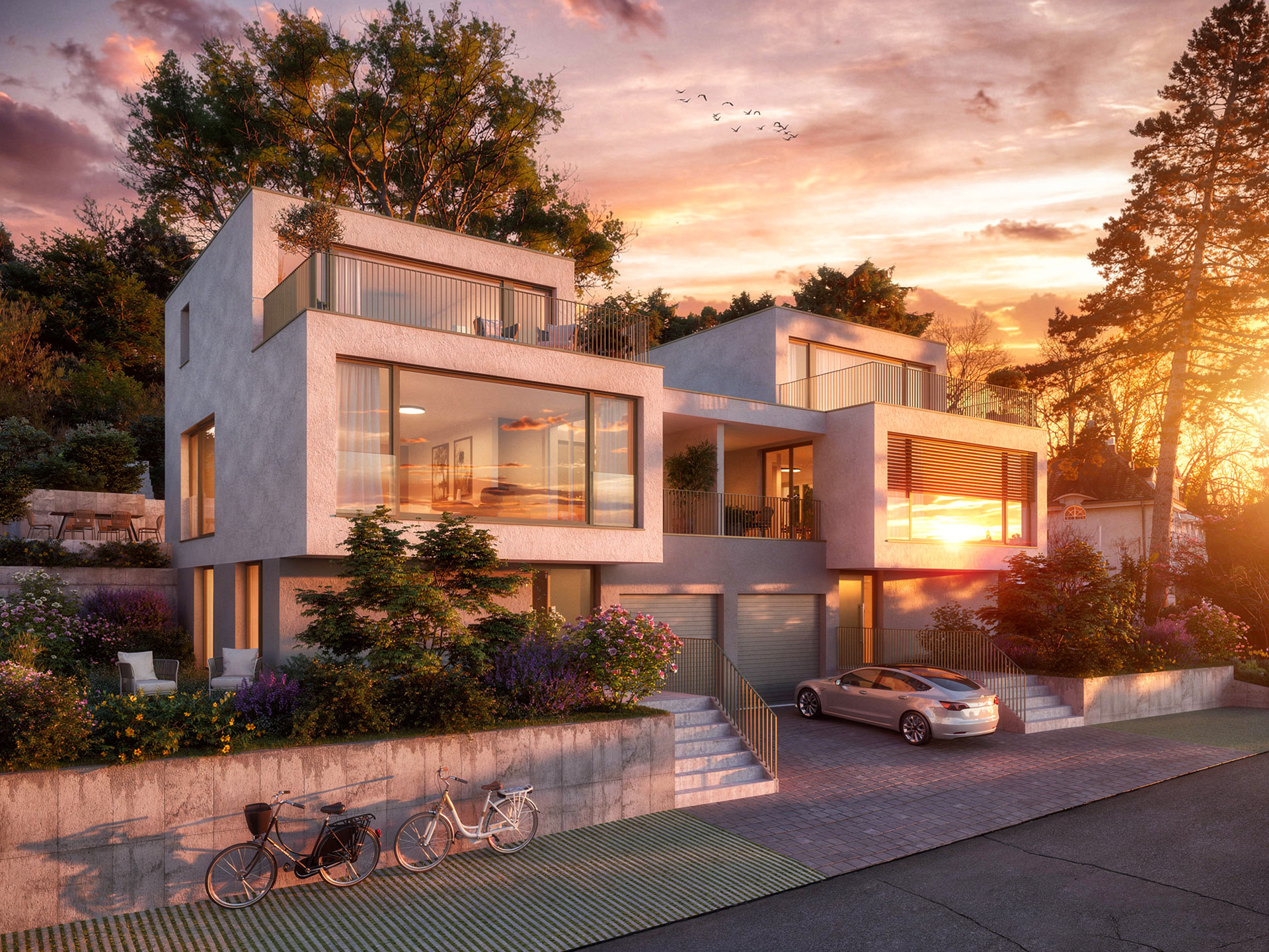 Doppel EFH Terrassenstrasse in Arlesheim