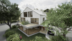 Doppel EFH in Oberwil. Baumgartner Architektur in Zusammenarbeit mit Insia AG