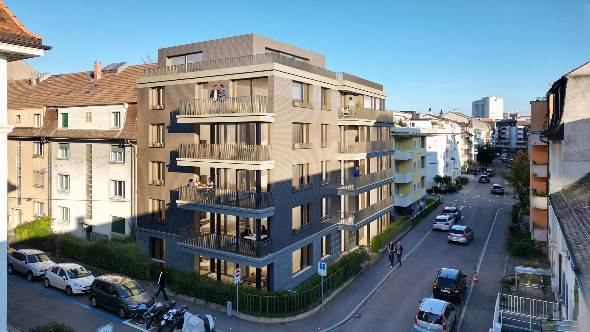 Mehrfamilienhaus mit 9 Eigentumswohnungen in Basel