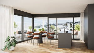 MFH in Oberwil von Baumgartner Architektur und Ymmo AG
