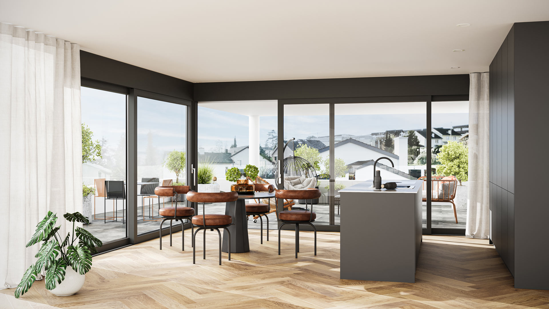 MFH in Oberwil von Baumgartner Architektur und Ymmo AG